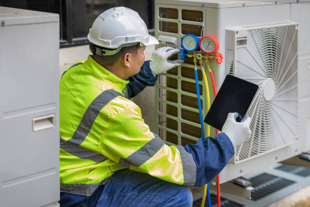 Professional Hvac technician working in Montezuma, OH